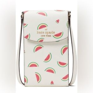 Brand New Limited Edition Cream Multi Watermelon Kate Spade Crossbody Purse